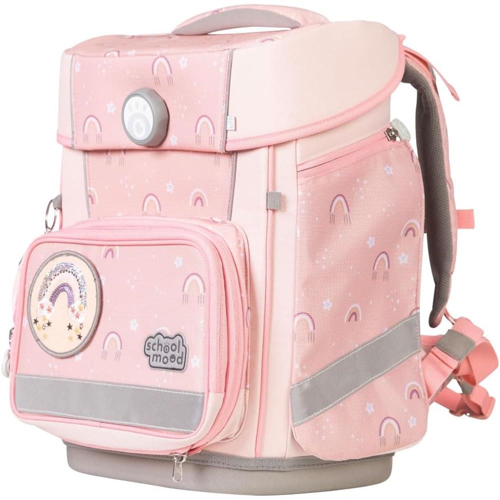 School-Mood Schulranzenset Champion Maxx Pro Rainbow, 7-teilig