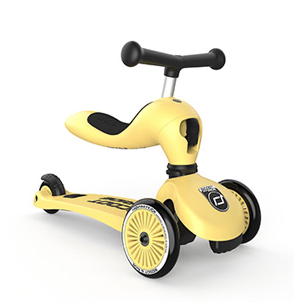 Scoot & Ride Highwaykick 1, lemon - 2in1 Kinderroller, ab 1 Jahr