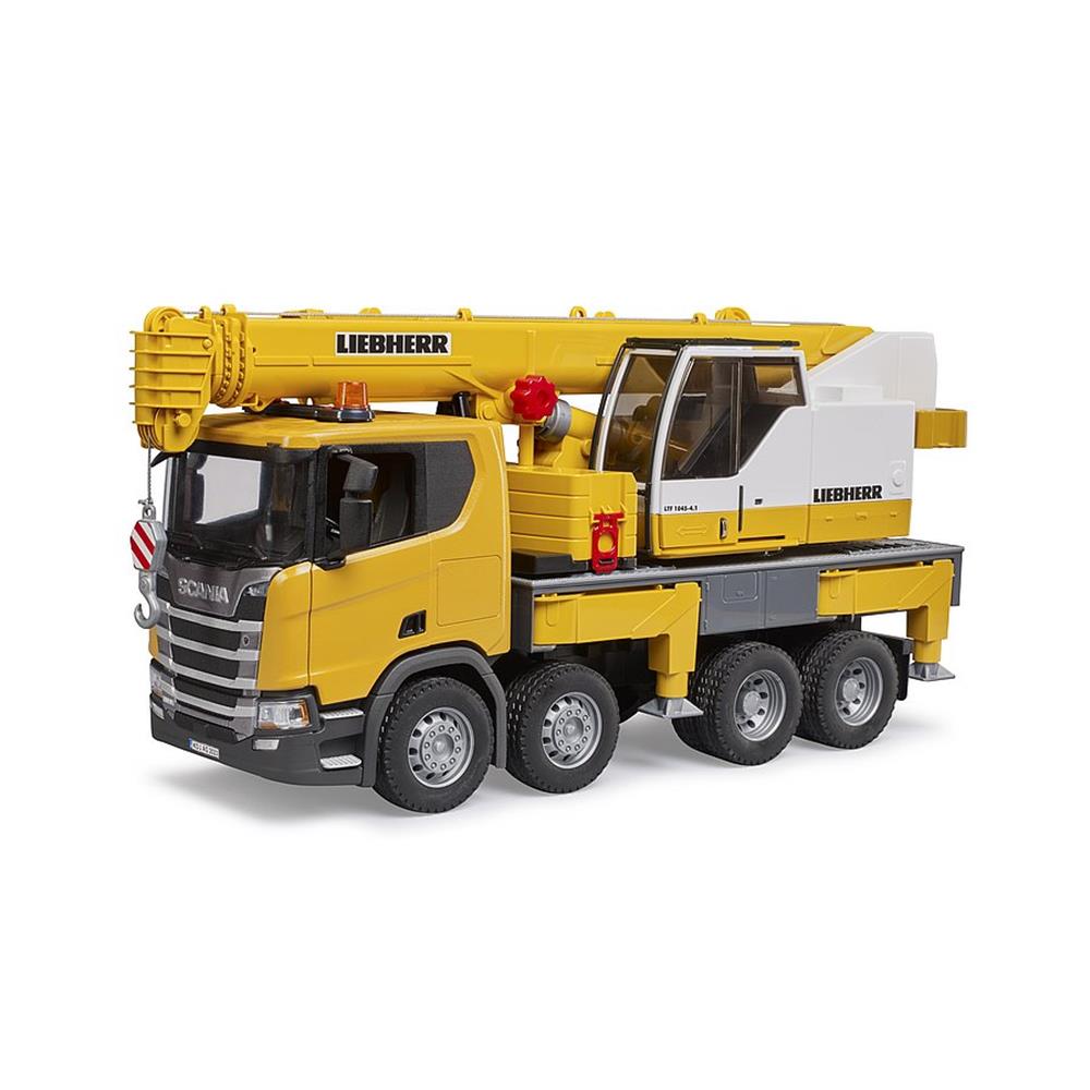 Bruder 03571 - Scania Super 560R Liebherr Kran-LKW, mit Light & Sound Modul