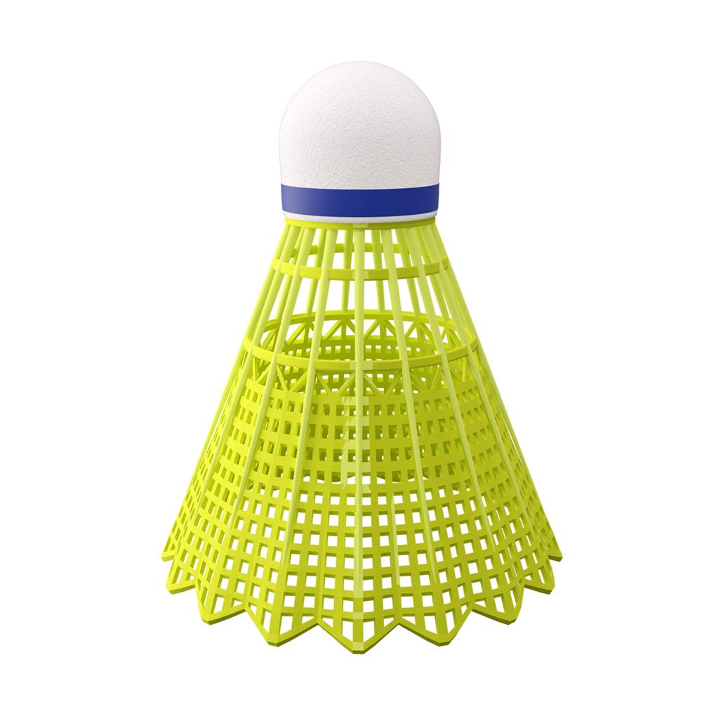 NILS LED Badmintonbälle Nylon 3 Stück, Bunt, Freizeit Indoor Outdoor