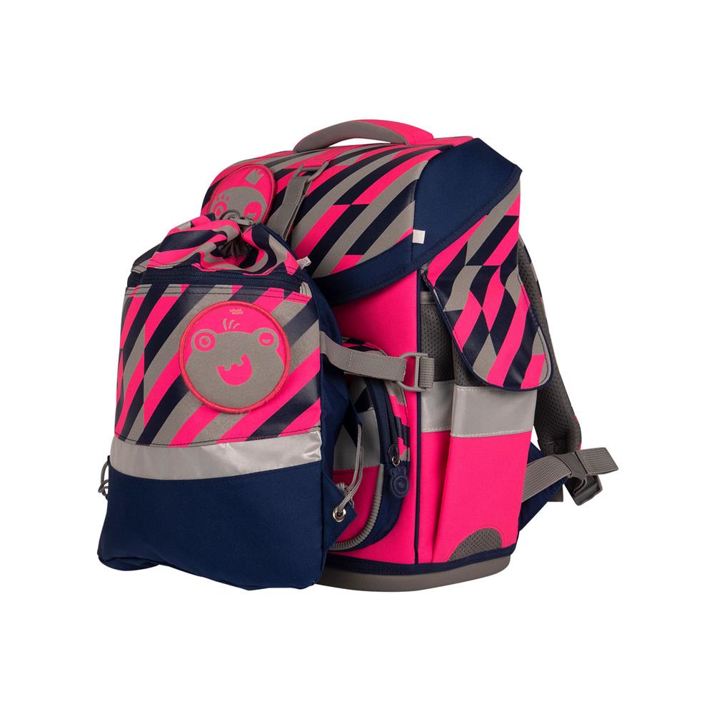 School-Mood Timeless Air+ Schulranzen-Set Yuna (neon pink)