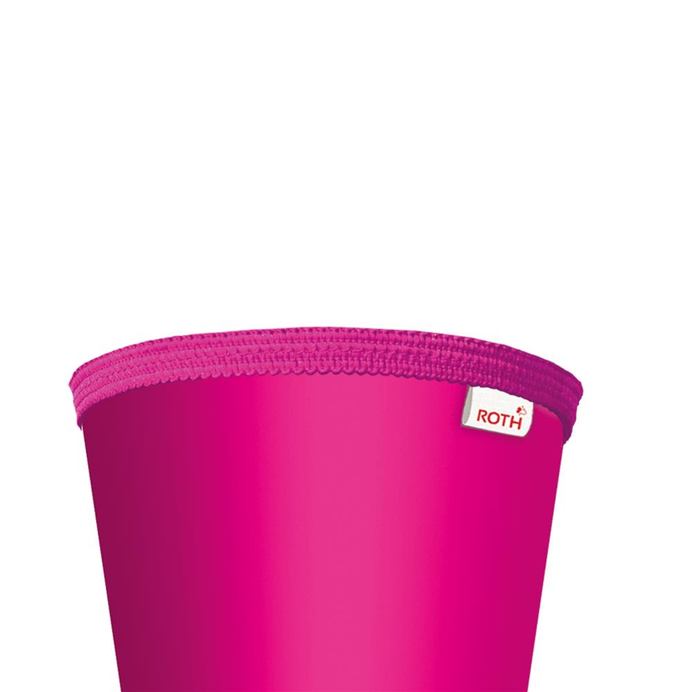 Roth Schultüte-Rohling/Basteltüte, pink, 70cm, rund, Rot(h)-Spitze, ohne Verschluss