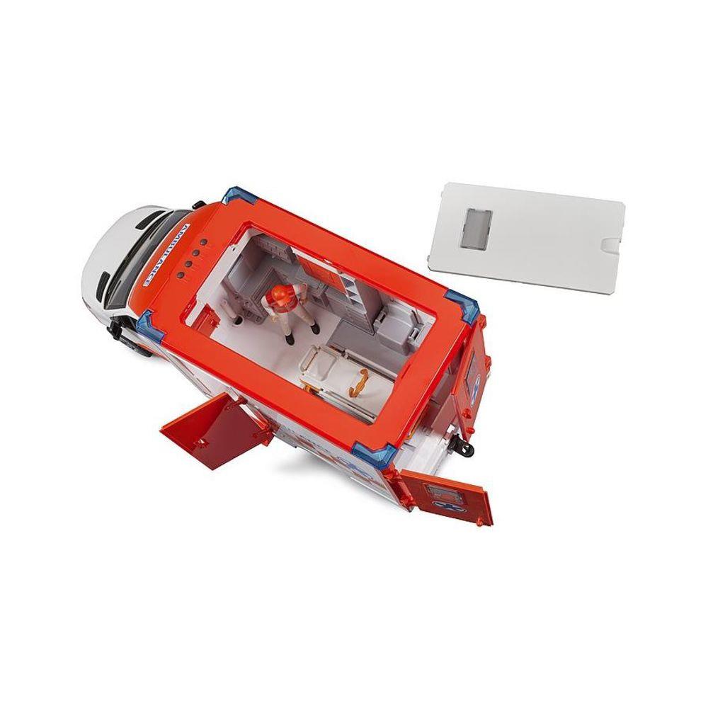 Bruder 02676 - Mercedes Benz Sprinter Ambulanz mit Fahrer, mit Licht & Sound Modul