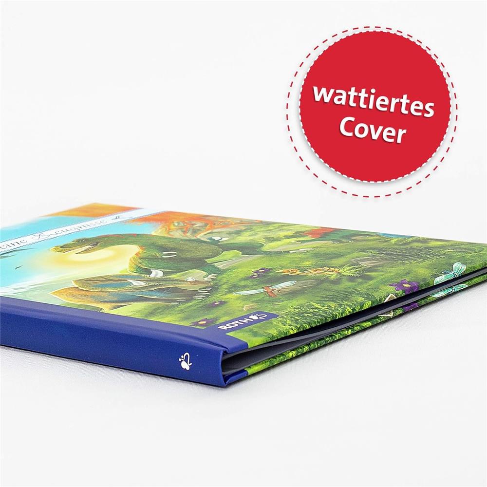 Roth Zeugnismappe Dinosaurier T-Rex, mit 10 A4 Klarsichthüllen