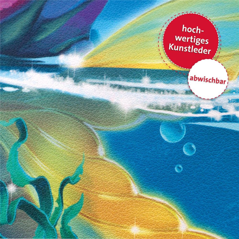 Roth Schreibtischunterlage Magische Meerjungfrau, Malunterlage mit Anti-Rutsch-Beschichtung