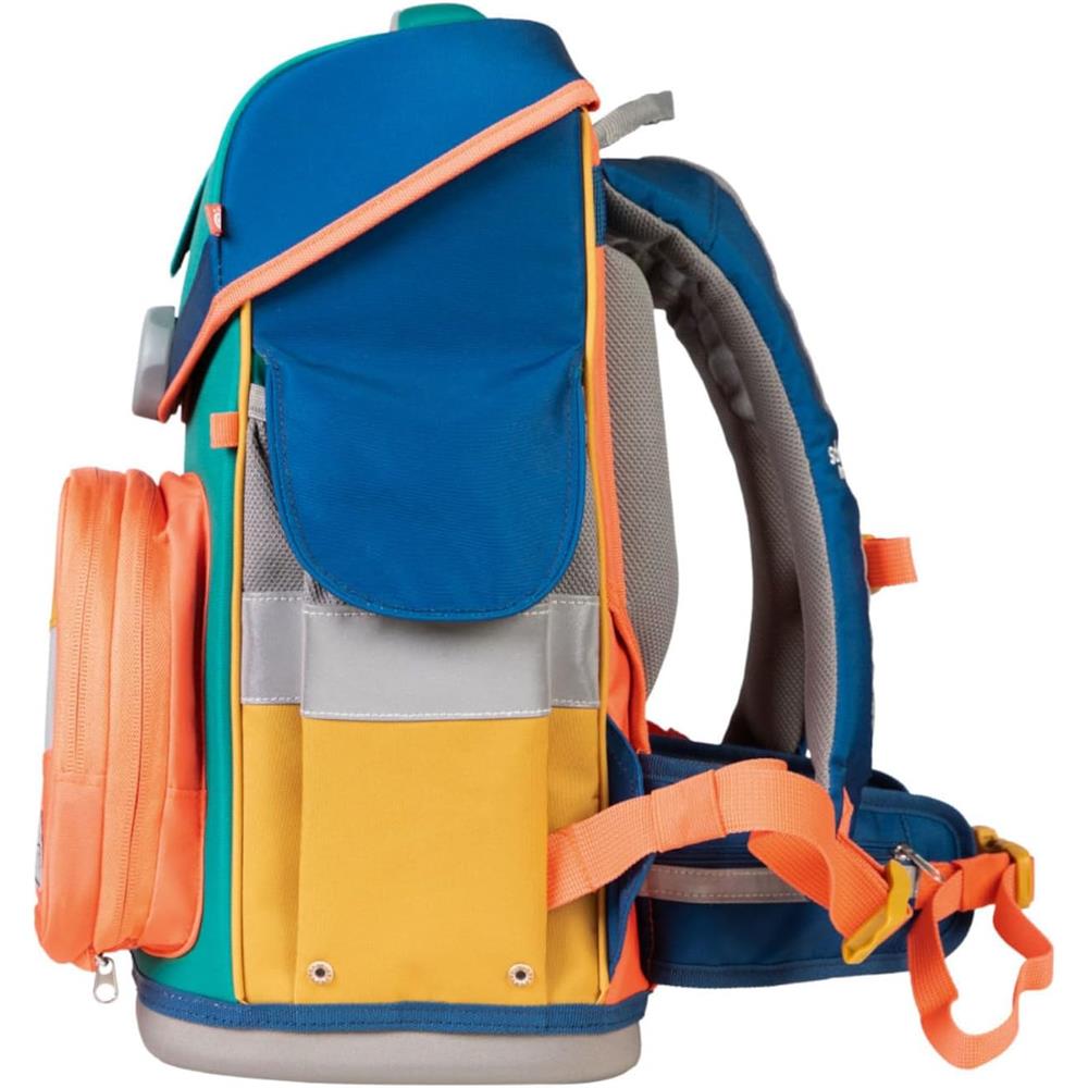 School-Mood Schulranzenset Timeless Pro Happy Emerald (Happy Colours Collection), 6-teilig