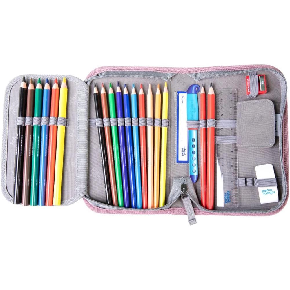 School-Mood Schulranzenset Timeless Pro Axolotl (Ocean Collection), 6-teilig