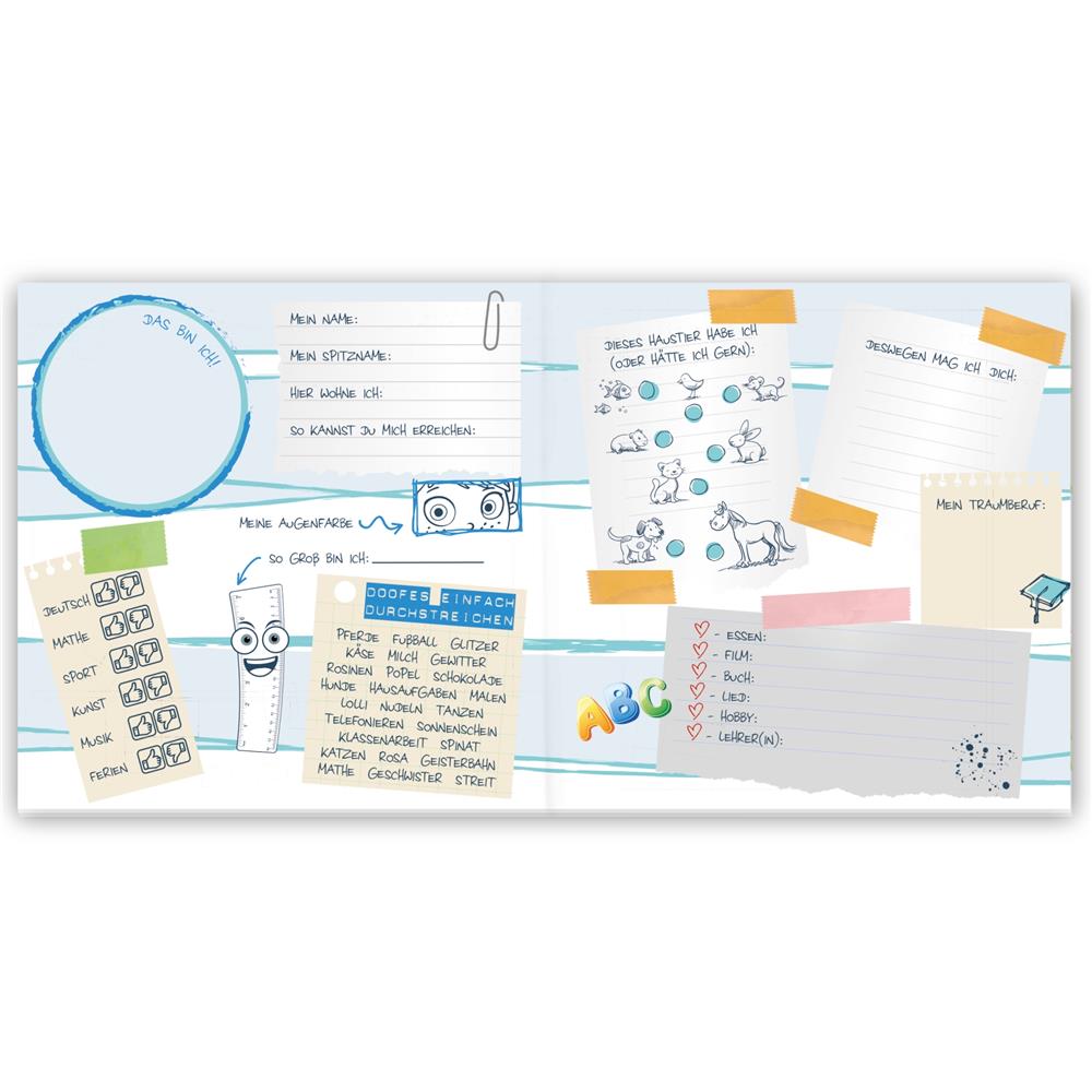 Roth Freundebuch Meerjungfrau, 64 Seiten, Poesiealbum für Schulfreunde