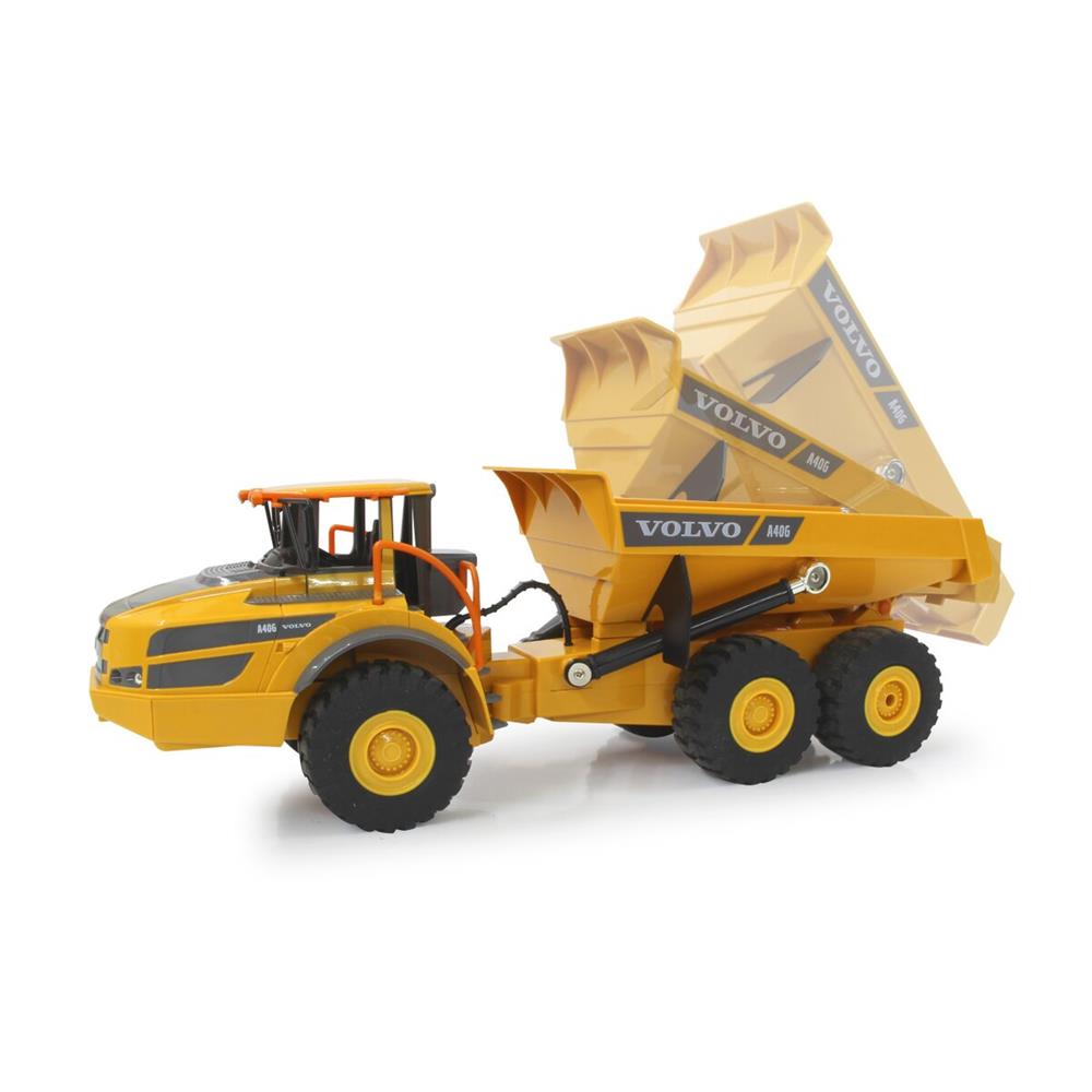 Jamara RC Muldenkipper Volvo A40G 1:20 2,4 GHz Funkferngesteuertes Baufahrzeug Baustellenauto