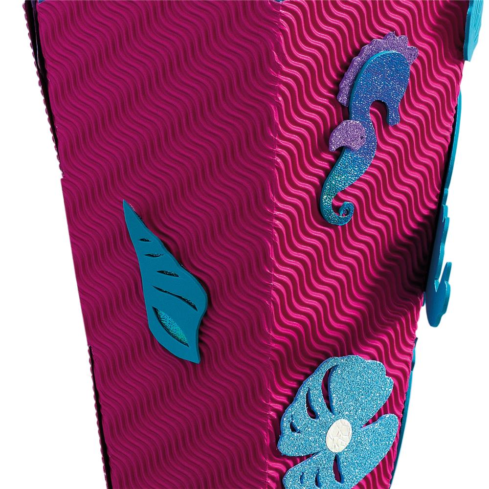 Roth Schultüte-Bastelset, Meerjungfrau, 68cm, eckig, Rot(h)-Spitze, Kreppverschluss