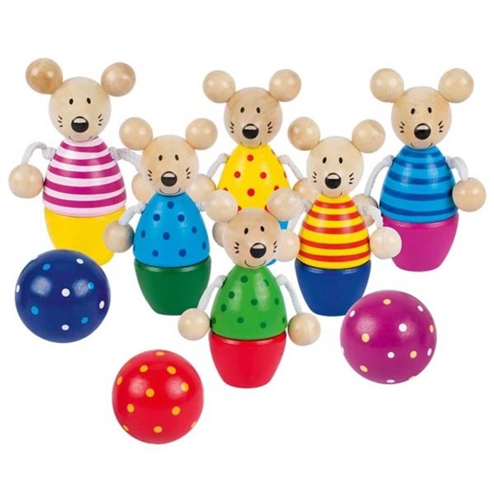 Goki Kegelspiel Speedy - Kegelbahn im Kinderzimmer