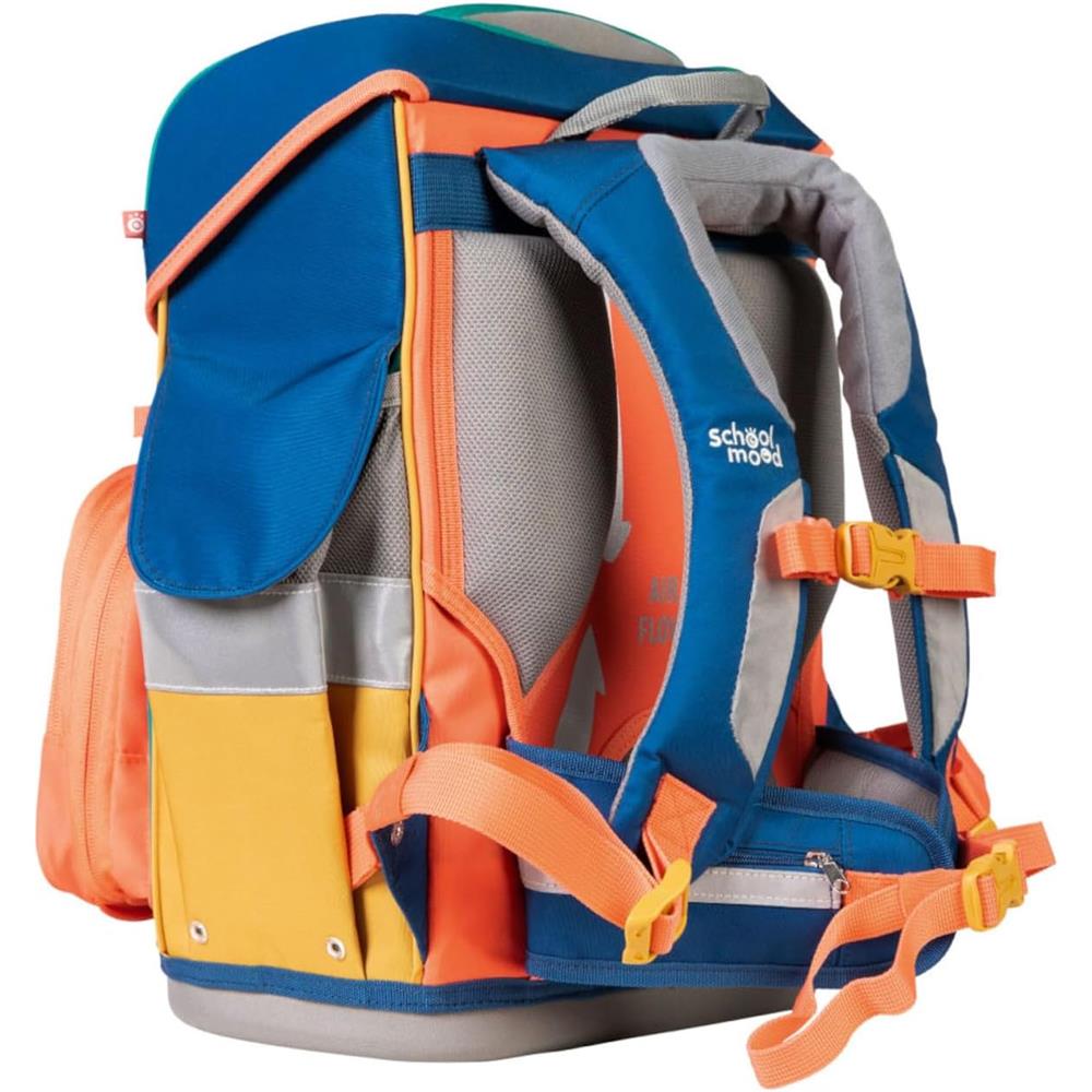 School-Mood Schulranzenset Timeless Pro Happy Emerald (Happy Colours Collection), 6-teilig