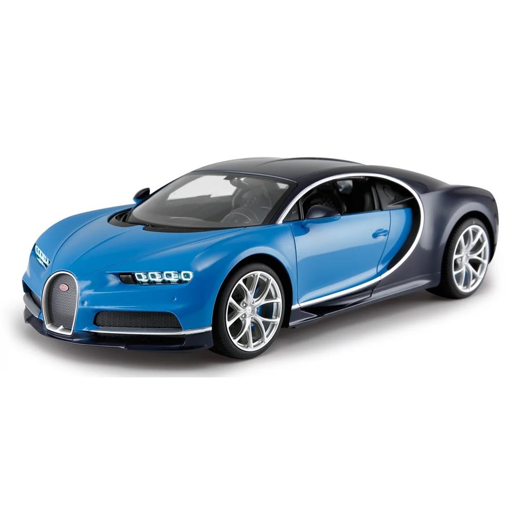 Jamara Bugatti Chiron 1:14 blau 2,4GHz Ferngesteuertes Auto mit LED Fahrlicht