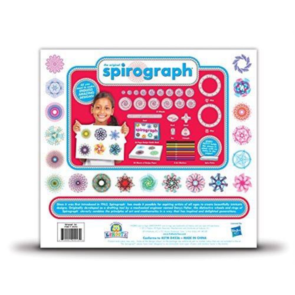Idena Spirograph Zeichenset 30 teilig mit Filzstiften Kreativset Kinder