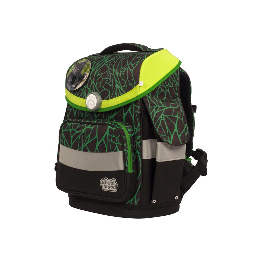 School-Mood Schulranzenset Timeless Air+ Linus (Panther, grün)