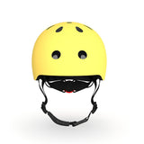 Scoot & Ride Kinderhelm Größe S-M (51-55 cm) lemon - Schutzhelm mit LED-Licht
