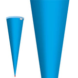 Roth Schultüte-Rohling/Basteltüte, pazifikblau, 70cm, rund, Rot(h)-Spitze, ohne Verschluss