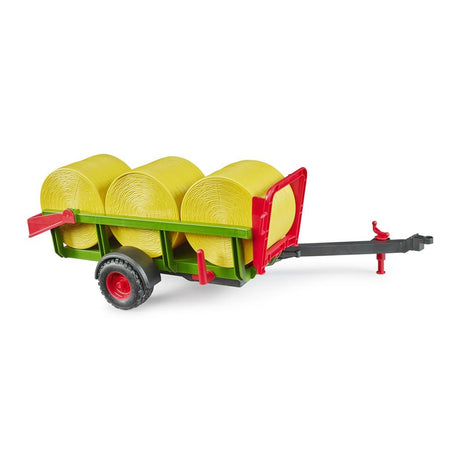 Bruder 02204 - Rundballensammler mit 3 Rundballen, Landwirtschaftszubehör