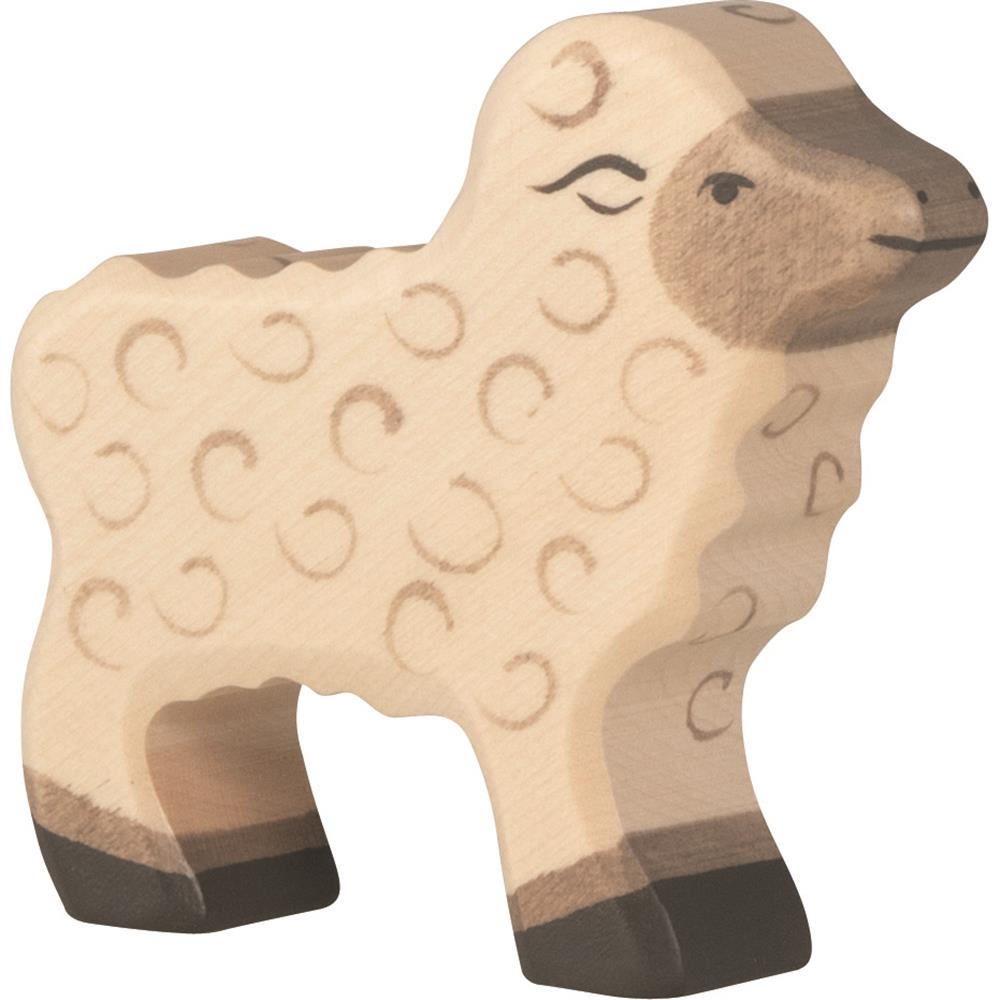 Holztiger Bauernhoftiere Holzfiguren 5er Set aus Holz