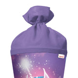 Roth Schultüte Einhornportrait, 70cm, rund, Rot(h)-Spitze, Filzverschluss