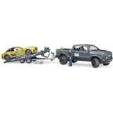 Bruder 02504 - RAM 250 Power Wagon und BRUDER Roadster Racing Team