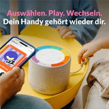Wobie Box Grau Kinder Musikbox mit Spotify, WLAN, Bluetooth, SD-Slot & Kopfhöreranschluss