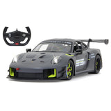 Jamara Porsche 911 GT2 RS Clubsport 25 1:14 grau 2,4GHz Tür manuell Ferngesteuertes Auto mit LED Fahrlicht