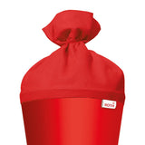 Roth Schultüte-Rohling/Basteltüte, rot, 70cm, rund, Rot(h)-Spitze, mit Filzverschluss