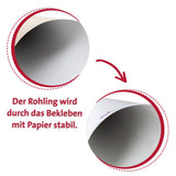 Roth Schultüte-Rohling/Basteltüte, grau, 35cm, rund, ohne Verschluss