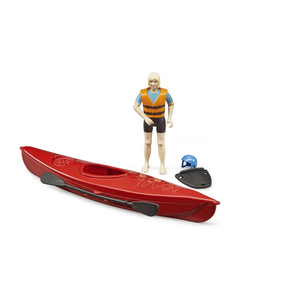 Bruder 63155 - bworld Kajak mit Figur