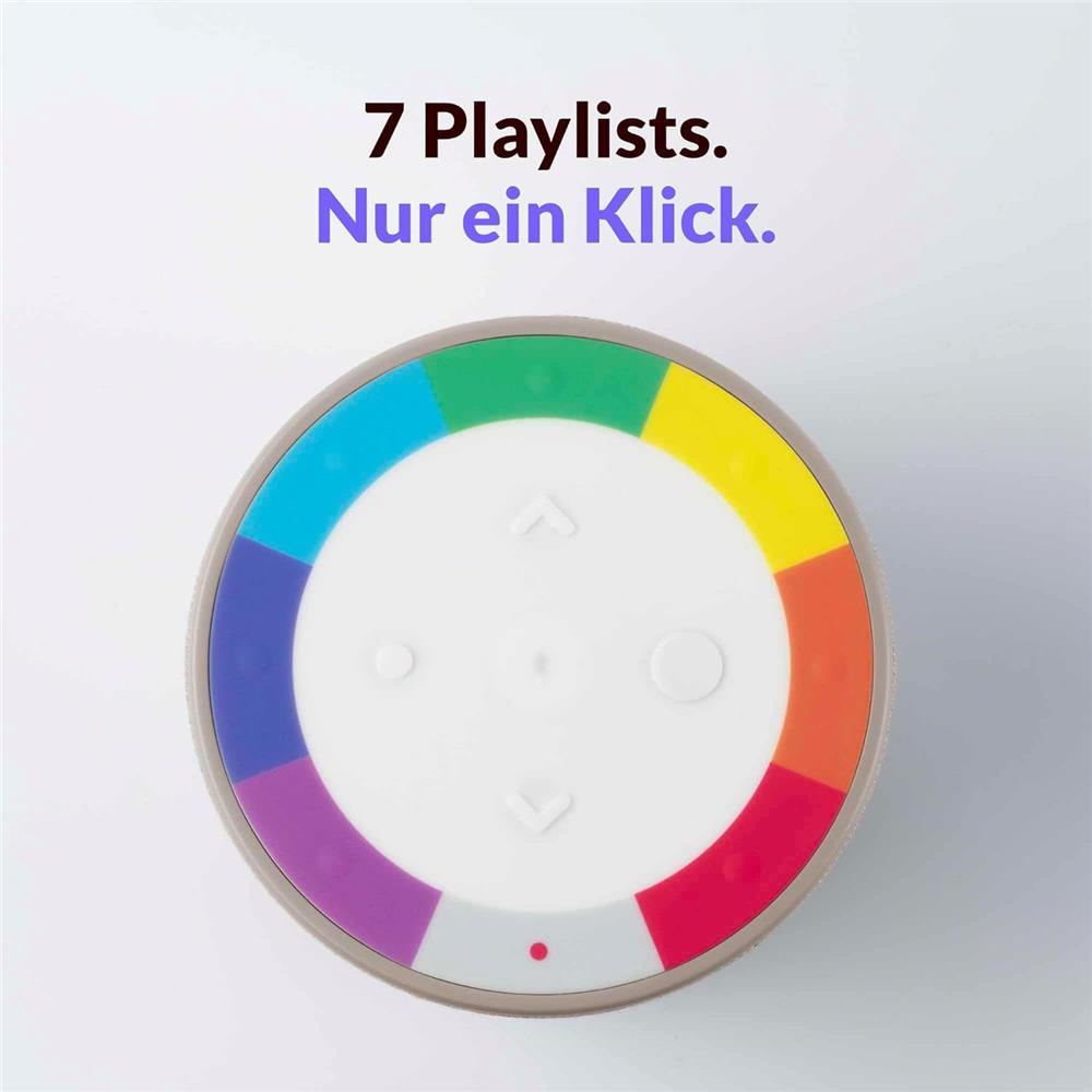 Wobie Box Grau Kinder Musikbox mit Spotify, WLAN, Bluetooth, SD-Slot & Kopfhöreranschluss