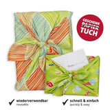 Roth Geschenktuch, 3er Set, Sommer, Geschenke verpacken auf Japanische Art