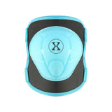 NILS EXTREME H704 Schoner-Set, Blau, Größe M - Protektoren Handgelenk Ellenbogen Knie
