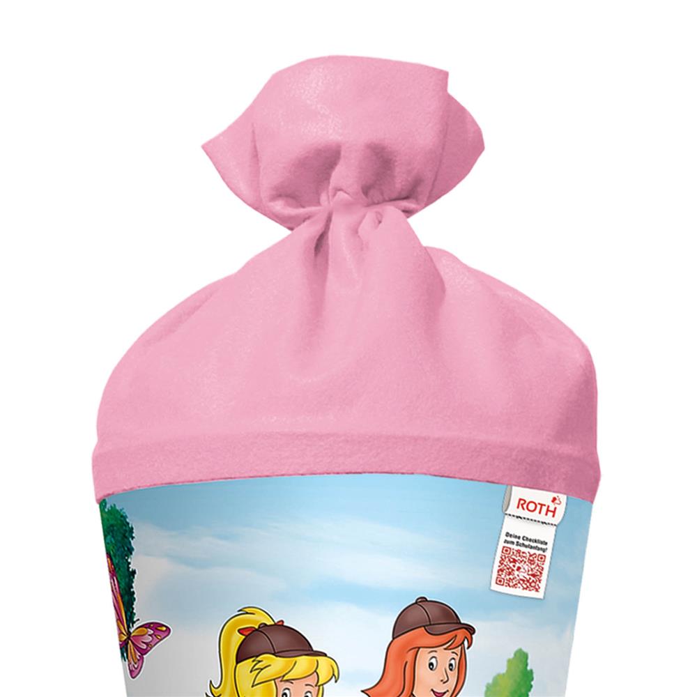 Roth Schultüte Bibi & Tina - Pferdefreunde, 70cm, rund