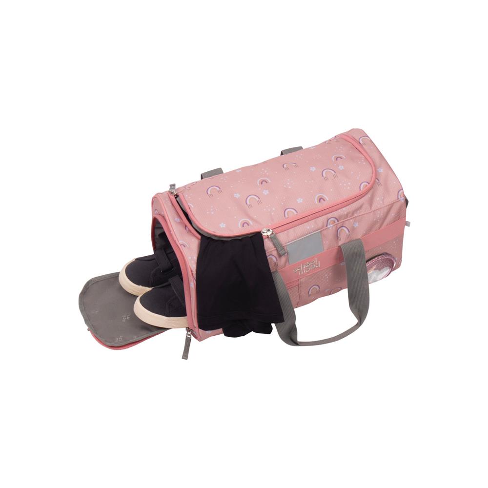 School-Mood Sporttasche Rainbow (Nordic Collection, rosa)