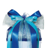 Roth LED-Schultütenschleife "Blue Star" (Blau) fix und fertig gebunden