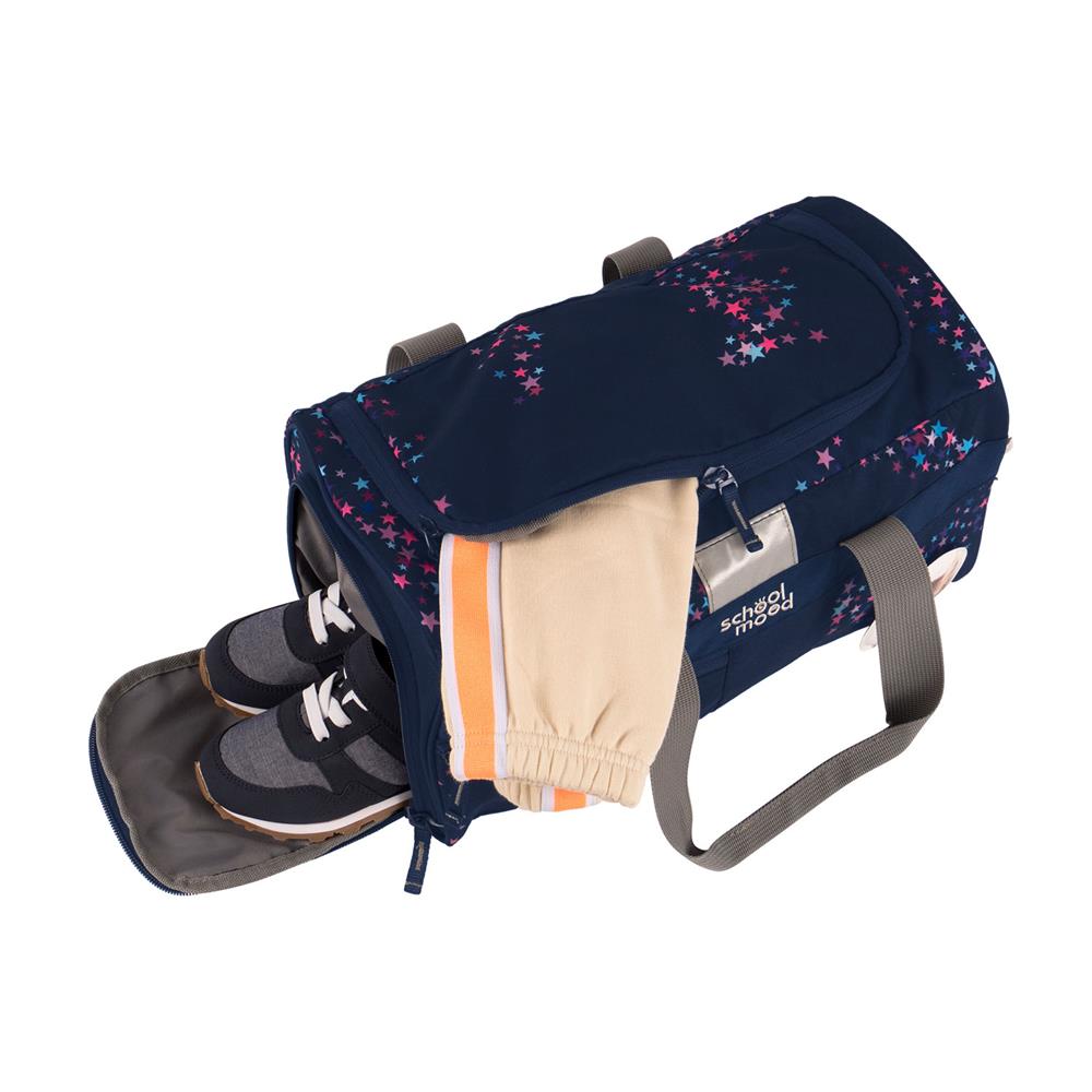 School-Mood Sporttasche Leni (Hund, blau)