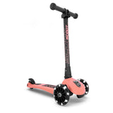 Scoot & Ride Highwaykick 3 LED Scooter, peach - Kinderroller, ab 3 Jahren