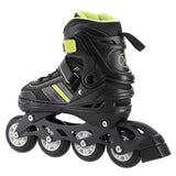 NILS EXTREME NH18191 2in1 Inliner Schlittschuhe Gr. 39-43, Schwarz-Limettengrün, erstellbar