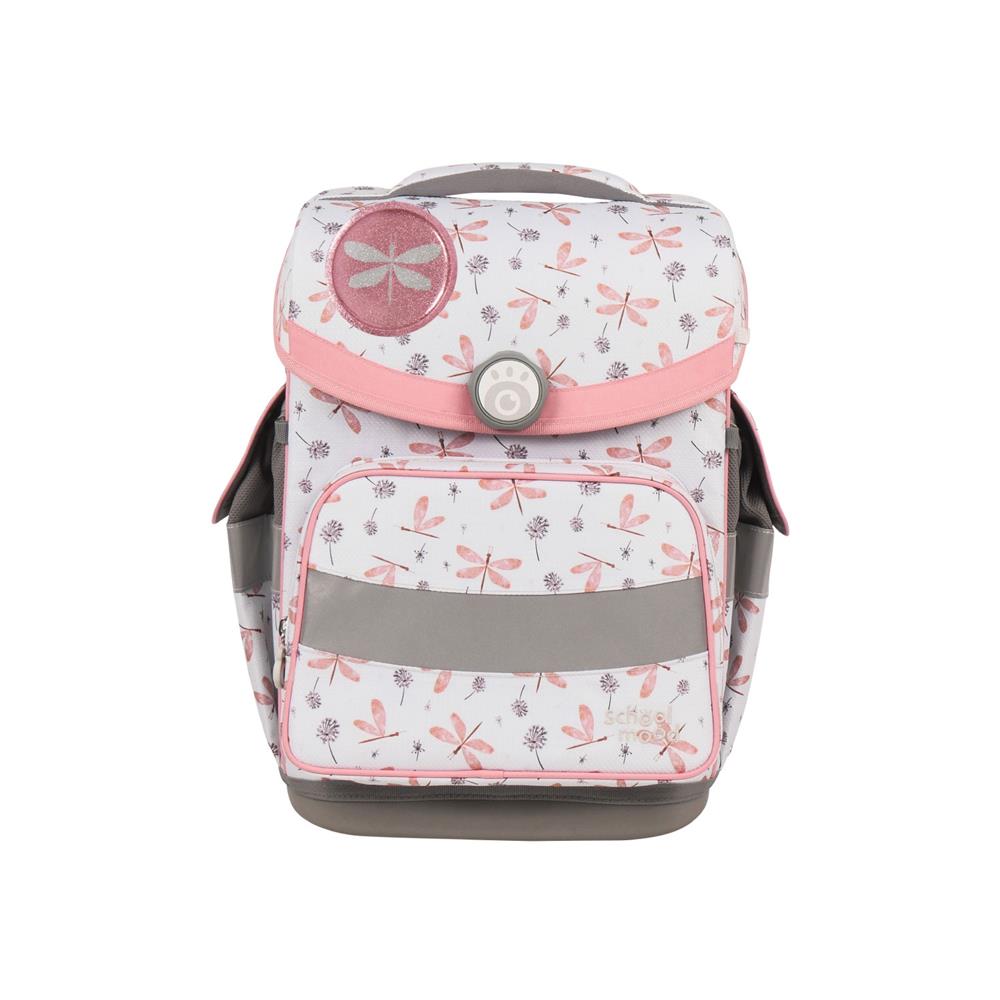 School-Mood Schulranzenset Timeless Air+ Dragonfly (Nordic Collection, weiß)