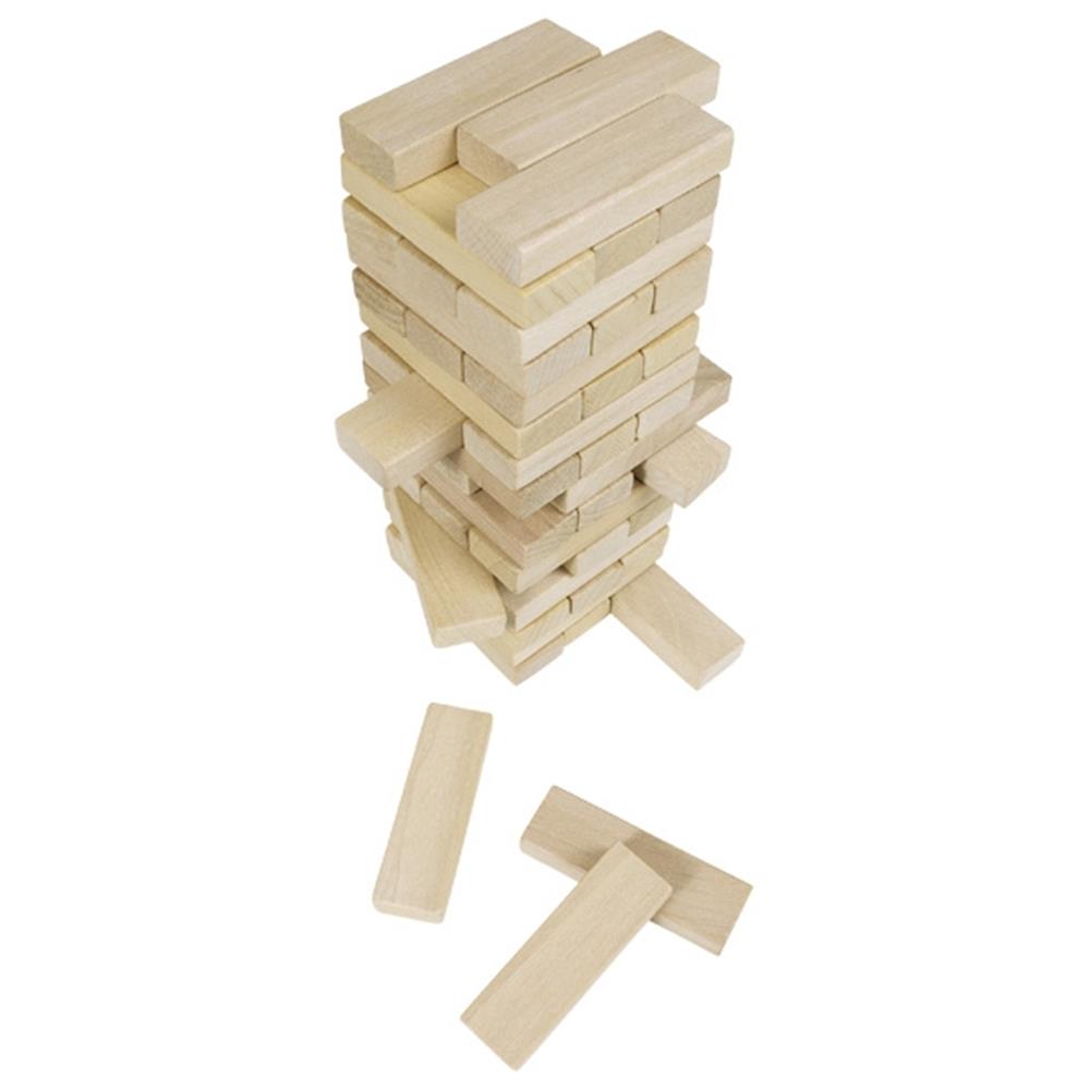 goki Geschicklichkeitsspiel Wackelturm, aus Holz