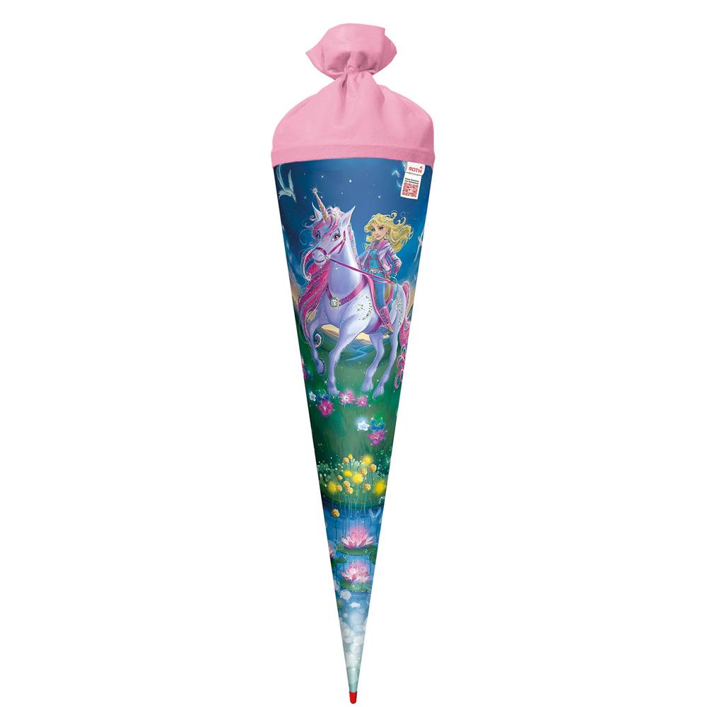 Roth Schultüte Magische Einhornreiterin, 70cm, Glitter
