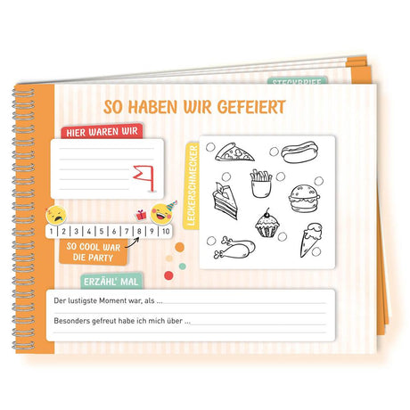 Roth Gästebuch/Album zur Einschulung, 21 x 18 cm, Erinnerungsalbum, Erinnerungsbuch