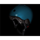 Scoot & Ride Reflektierender Kinderhelm Größe XXS-S (45-51 cm) steel - mit LED-Licht