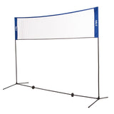 NILS 3-in-1 Netz höhenverstellbar, Badminton Tennis Volleyball Outdoor Garten Freizeit