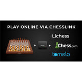 MILLENNIUM M830 The King Performance – Schachcomputer mit Echtholzrahmen & LED-Zuganzeige