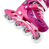 NILS EXTREME NA1055 BLAZE Inlineskates Inliner Kinder Gr. 35-38, Rosa, größenverstellbar