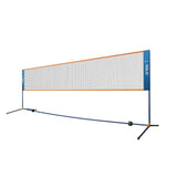 NILS Badmintonnetz 4 m, Freizeitnetz Outdoor Garten Sporthalle freistehend