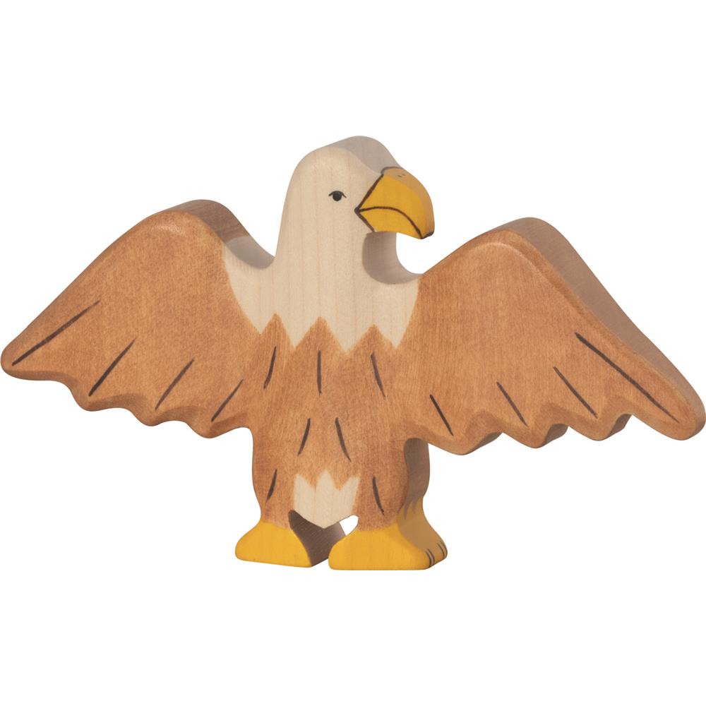 Holztiger Holzfigur - Adler, Holzspielzeug, ab 3 Jahren