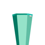 Roth Schultüte-Rohling/Basteltüte, mint, 85cm, eckig, Rot(h)-Spitze, ohne Verschluss